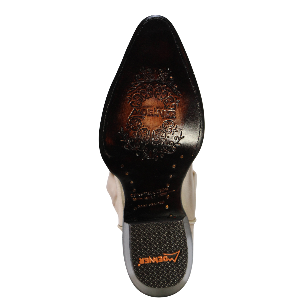 Botas Vaqueras  Sniptoe Metálico Oro