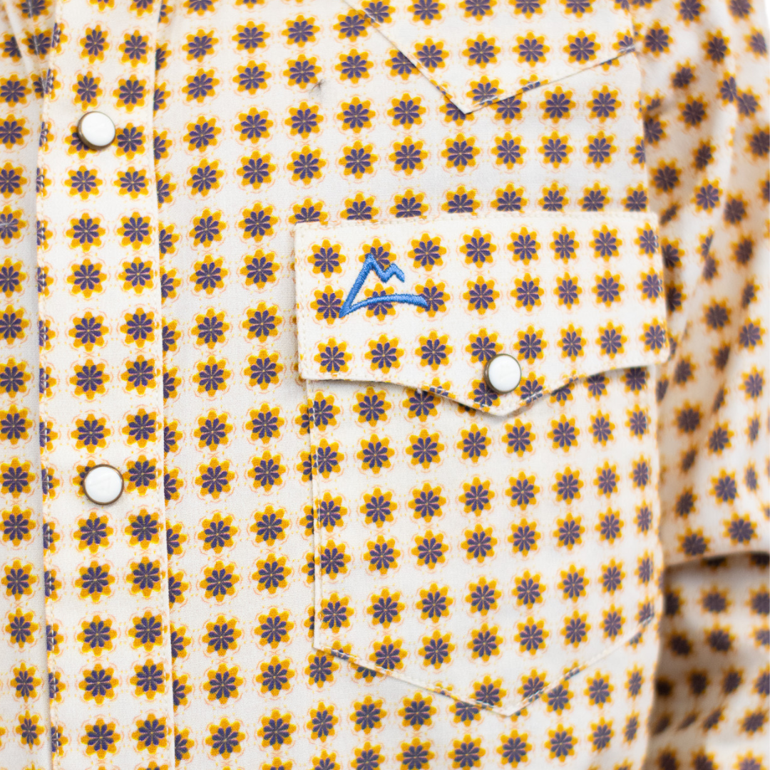 Camisa Kids Estampado Biznaga Amarilla CKD036