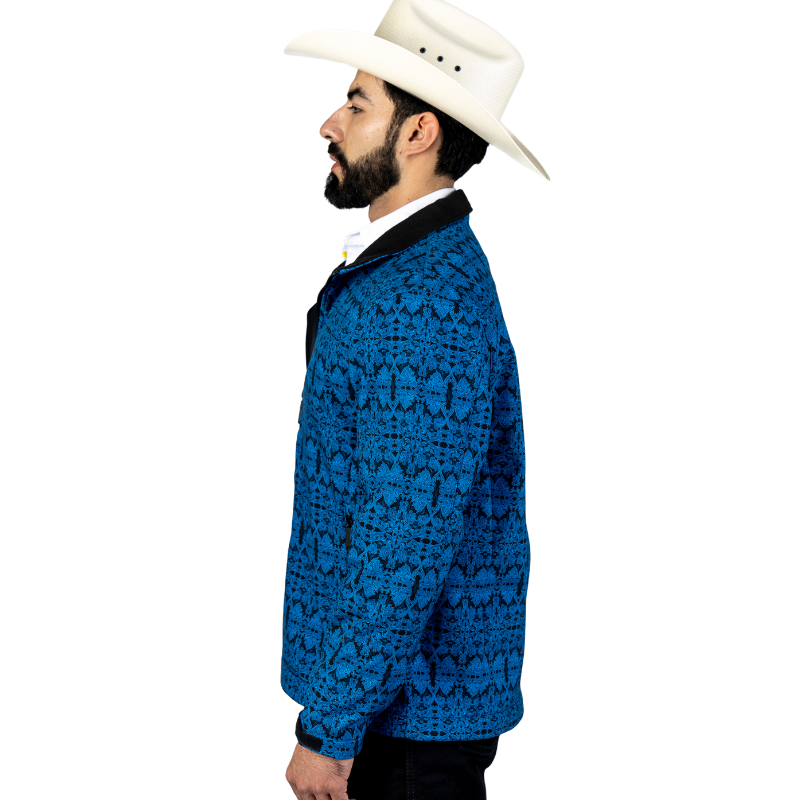 Chamarra Spandex Repujado Navy