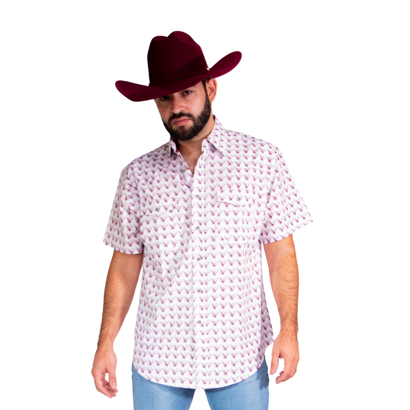 Camisa Vaquera Frisco Estampado Venados