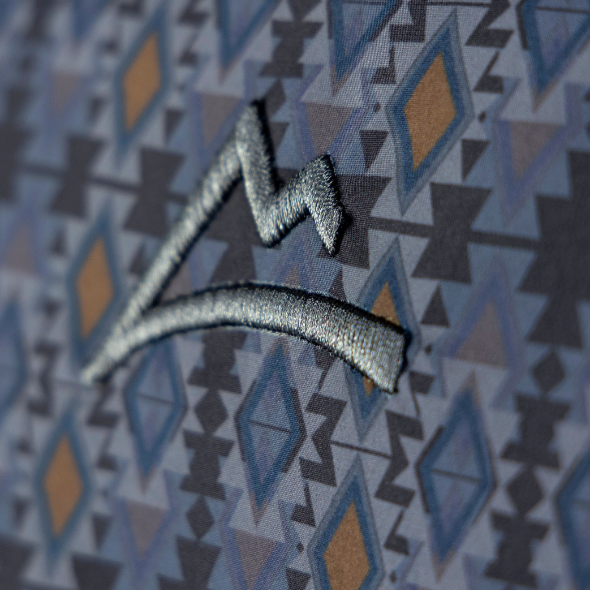 Chaleco Nylon Tribal Azteca Navy Blue