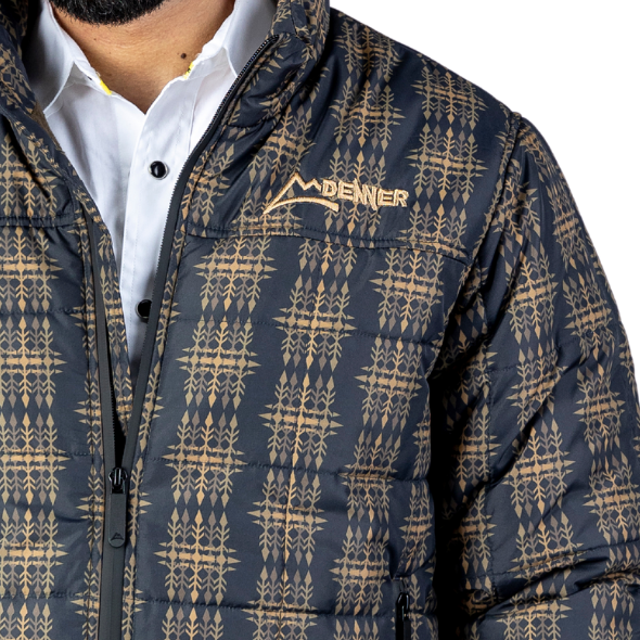 Chamarra Nylon Tribal Tlan Black Lafayette