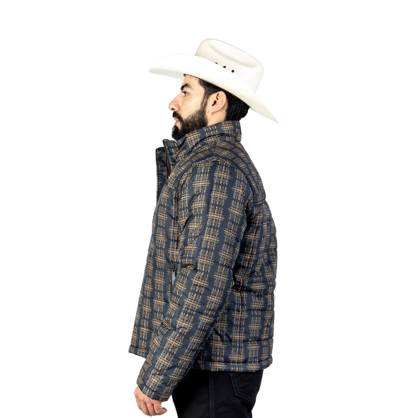 Chamarra Nylon Tribal Tlan Black Lafayette