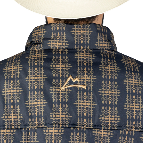 Chamarra Nylon Tribal Tlan Black Lafayette