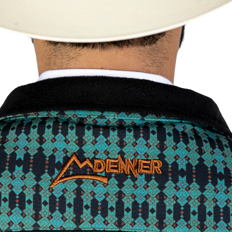 Chamarra Spandex Nativo Verde-Black