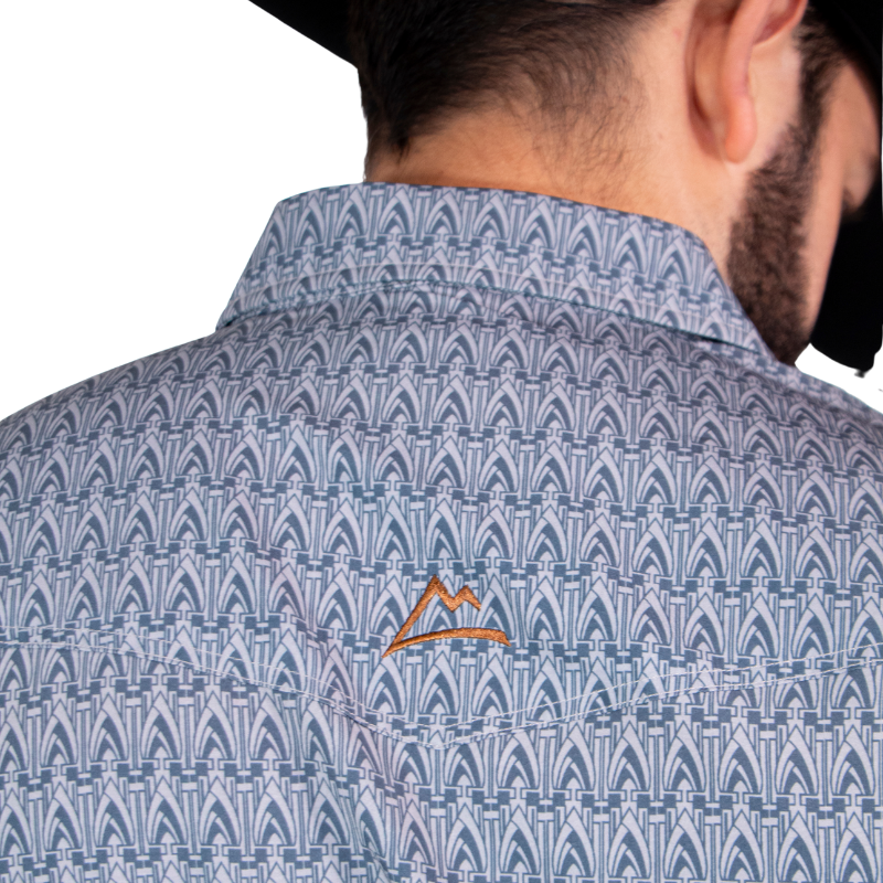 Camisa Vaquera Frisco Estampado Mosaico Bóveda