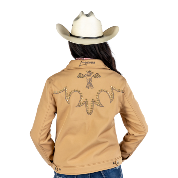 Chamarra Spandex Kahki