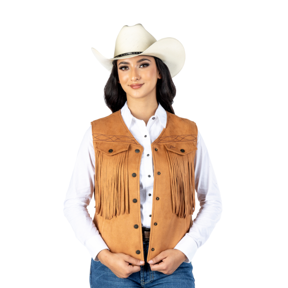 Chaleco Suade Dark Brown