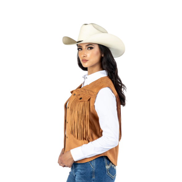 Chaleco Suade Dark Brown