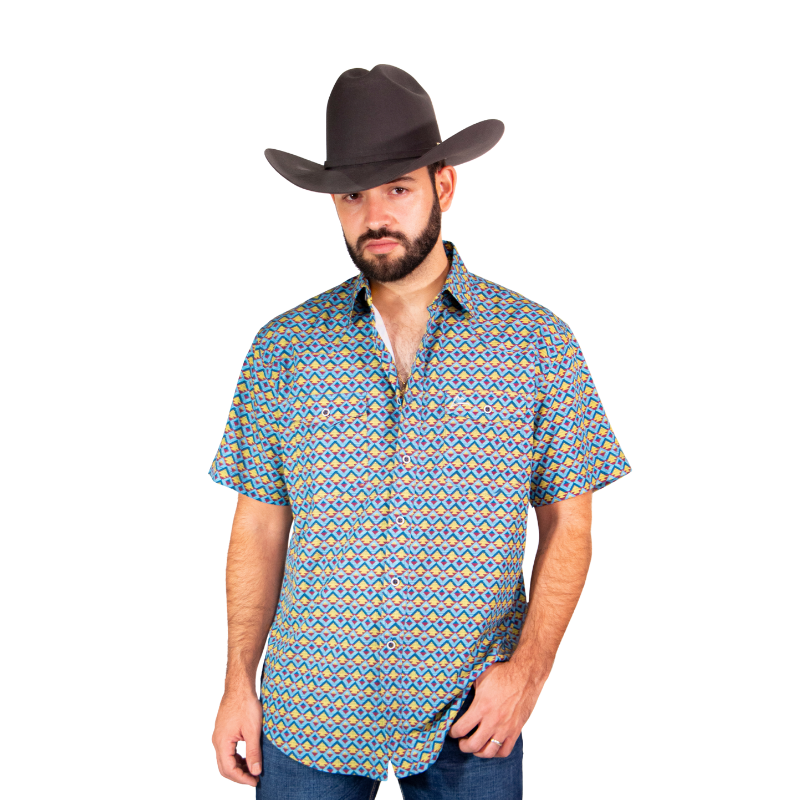 Camisa Vaquera Frisco Étnico Tapete