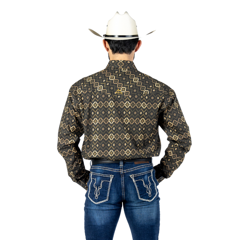 Camisa Vaquera Icy Denver Mosaico Nativo