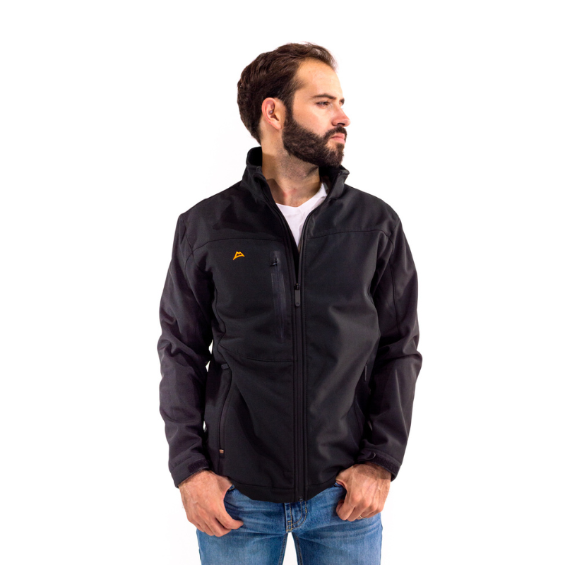 Chamarra Spandex Black-Orange