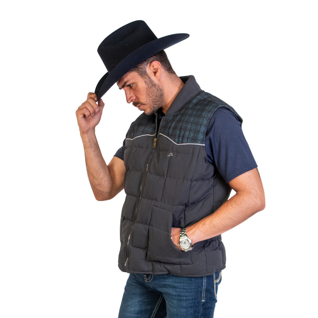 Chaleco Dots Tribal Dark Gray