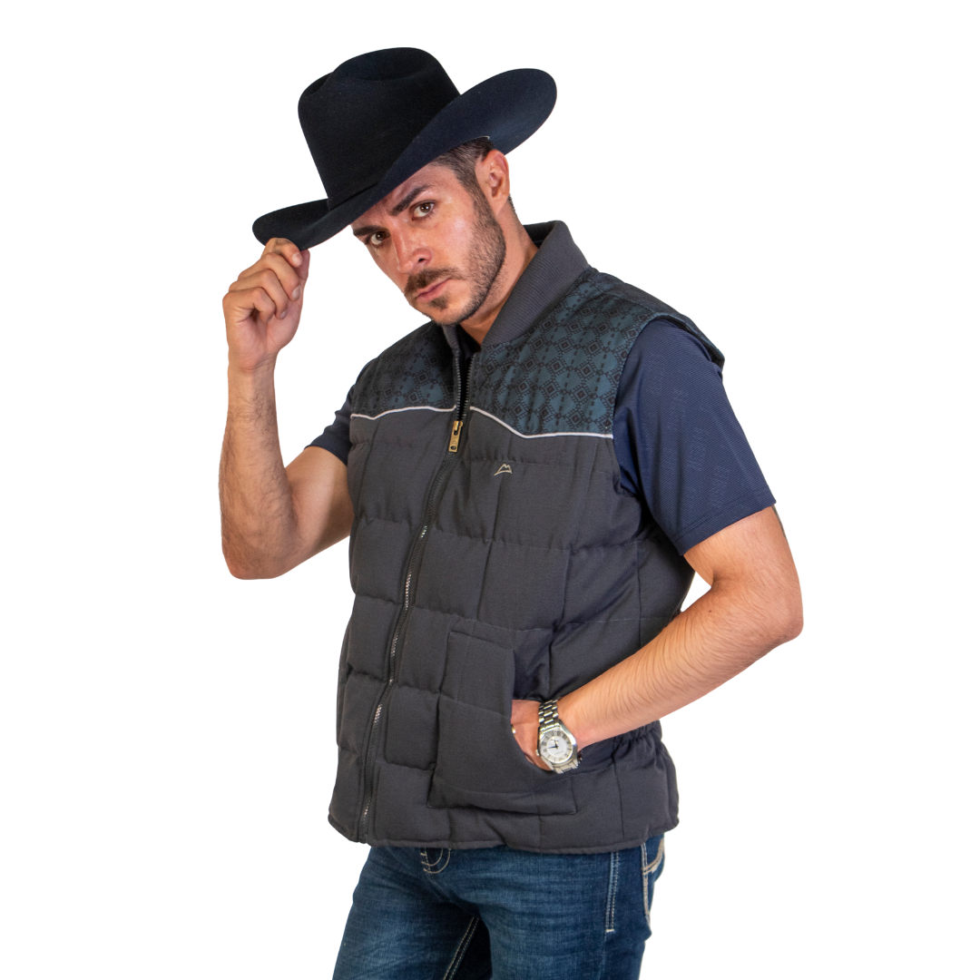 Chaleco Dots Tribal Dark Gray