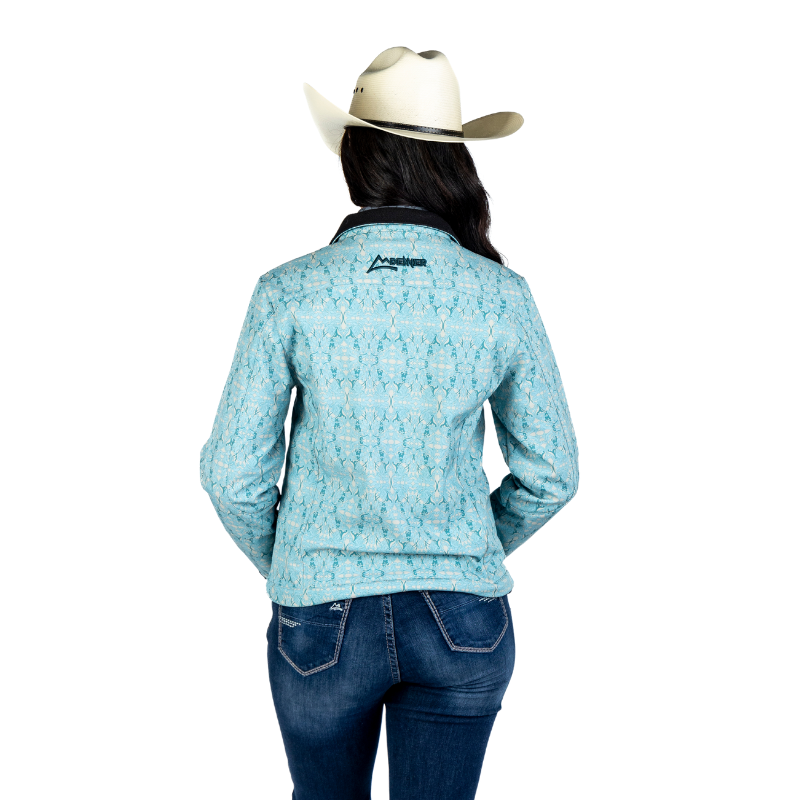 Chamarra Spandex Repujado Verde Seco