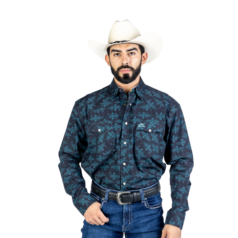 Camisa Vaquera Icy Denver Triángulos Trival