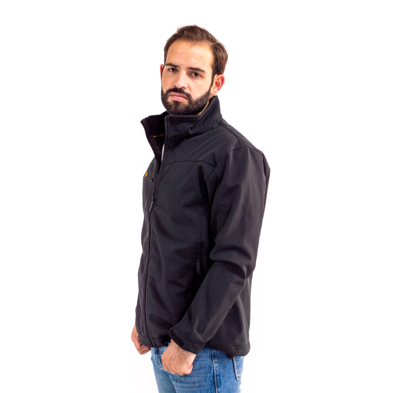 Chamarra Spandex Black-Orange