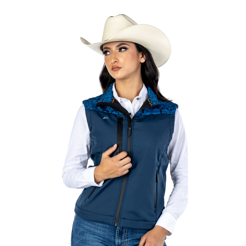 Chaleco Spandex Dama Waterproof Navy