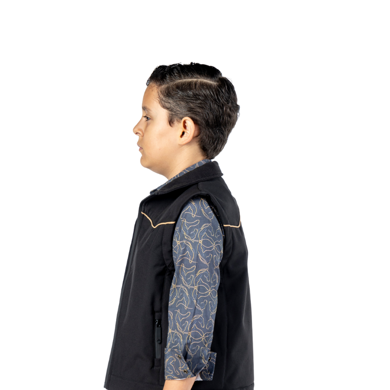 Chaleco Kids Negro Spandex Waterproof