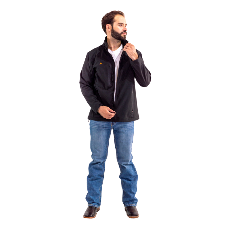 Chamarra Spandex Black-Orange