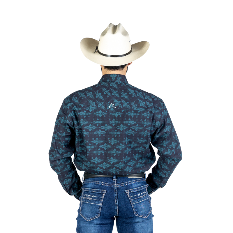 Camisa Vaquera Icy Denver Triángulos Trival