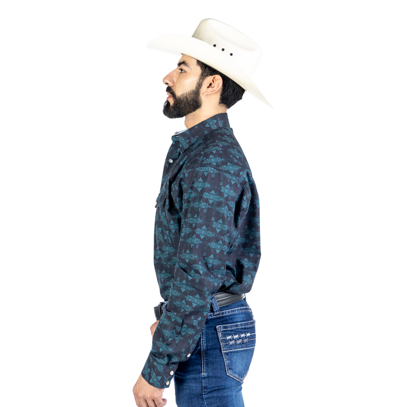 Camisa Vaquera Icy Denver Triángulos Trival