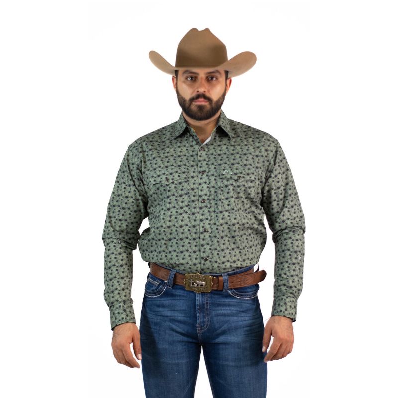 Camisa Hombre Icy Denver Nopal Verde