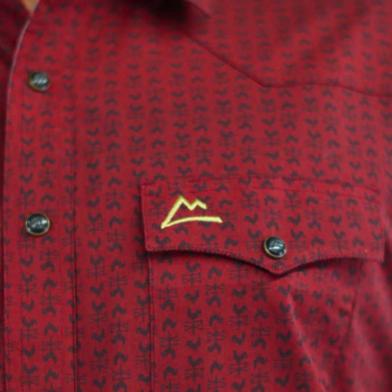 Camisa Vaquera Hombre Icy Denver Estampado Gallo