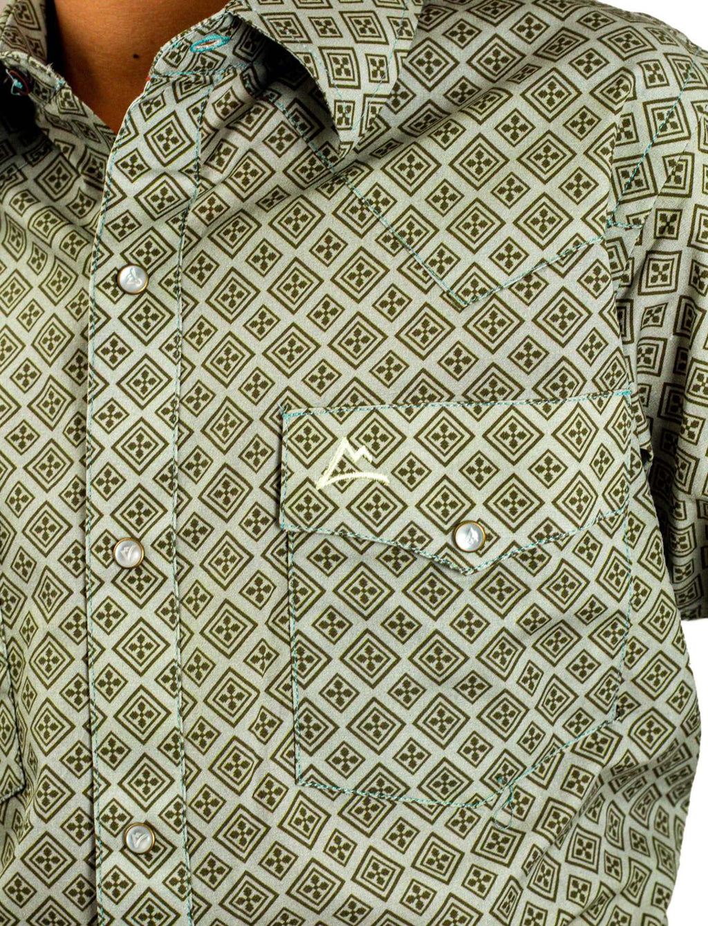 Camisa kids Rombos Verde CKD017