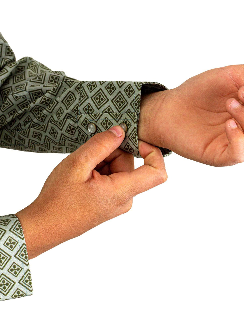 Camisa kids Rombos Verde CKD017