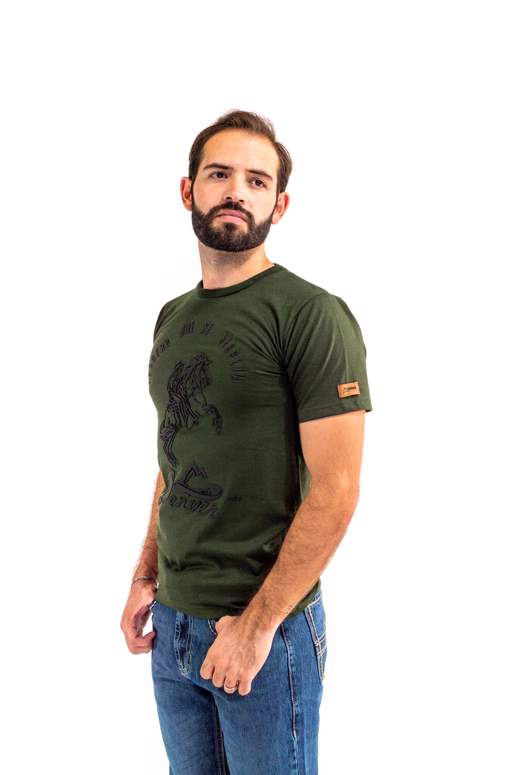 Playera Para Caballero Jaspe Botella