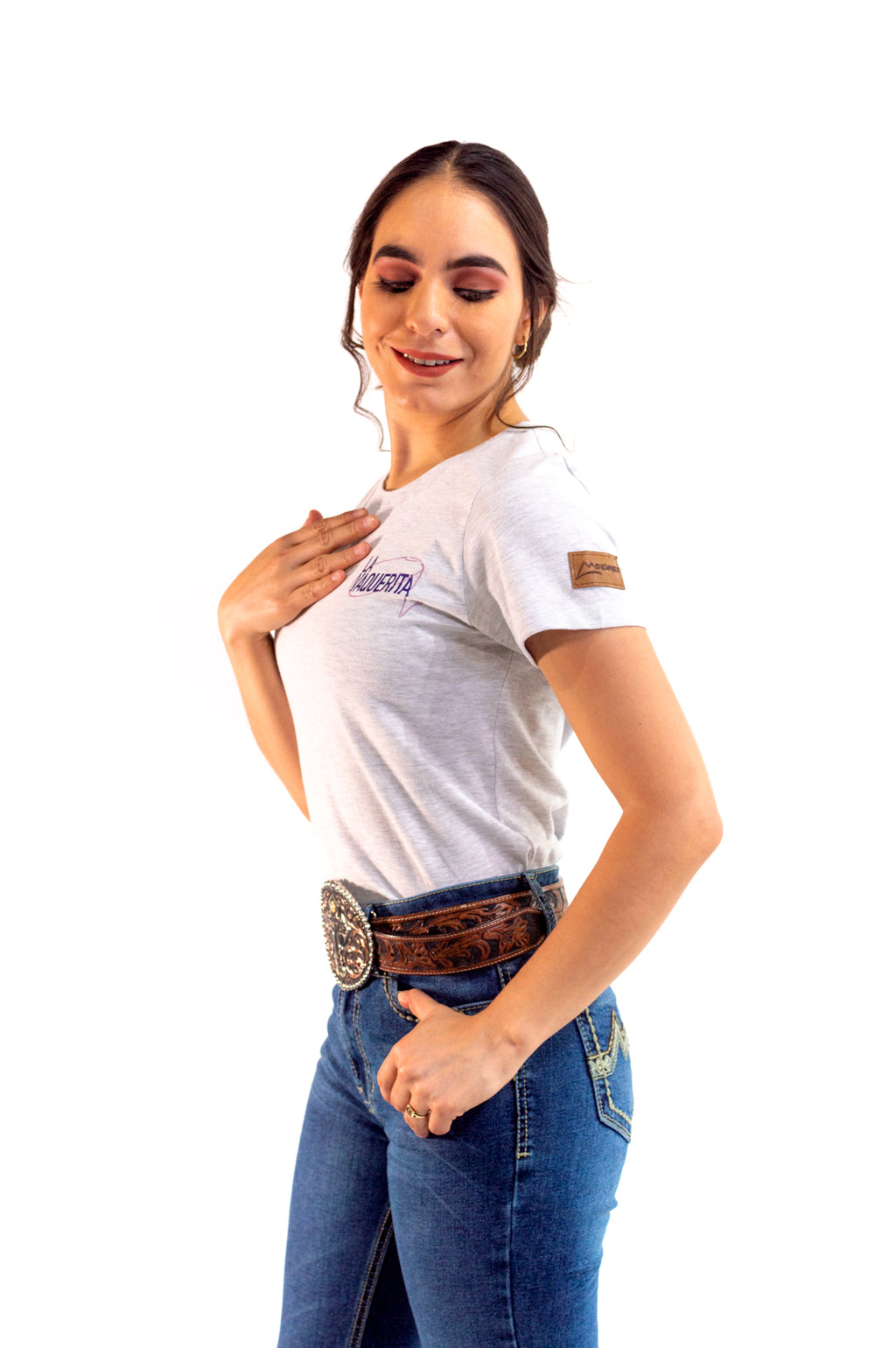 Playera Para Dama Jaspe Avena