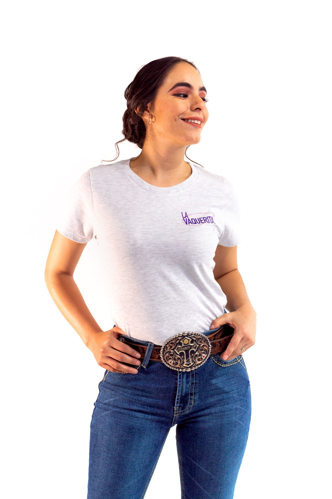 Playera Para Dama Jaspe Avena