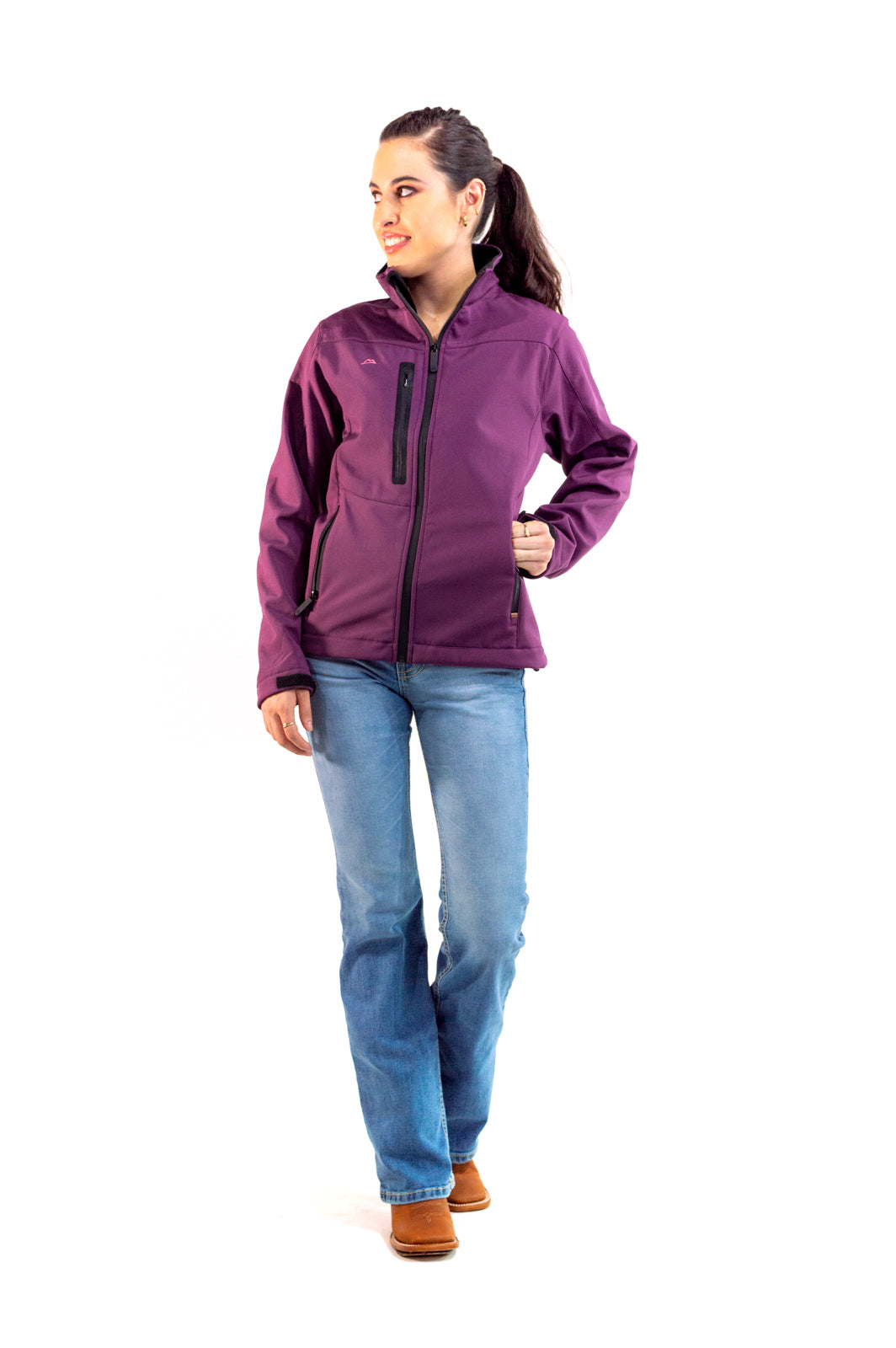 Chamarra Mujer Spadex Violet Pink