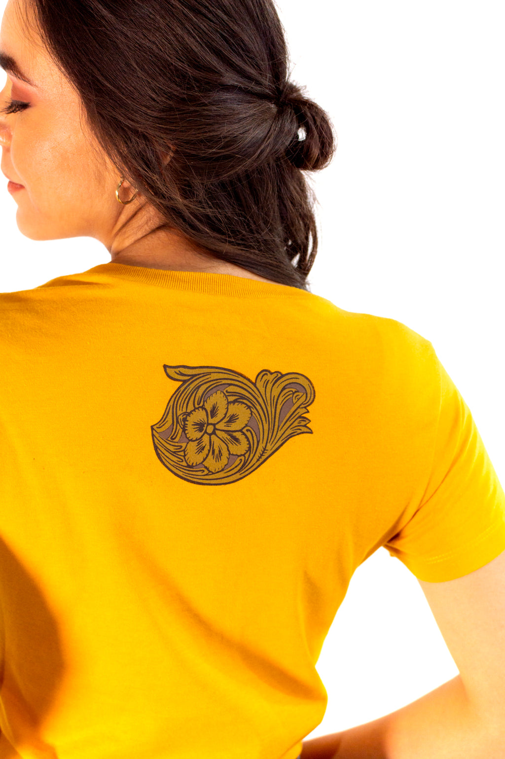 Playera Para Dama Mostaza