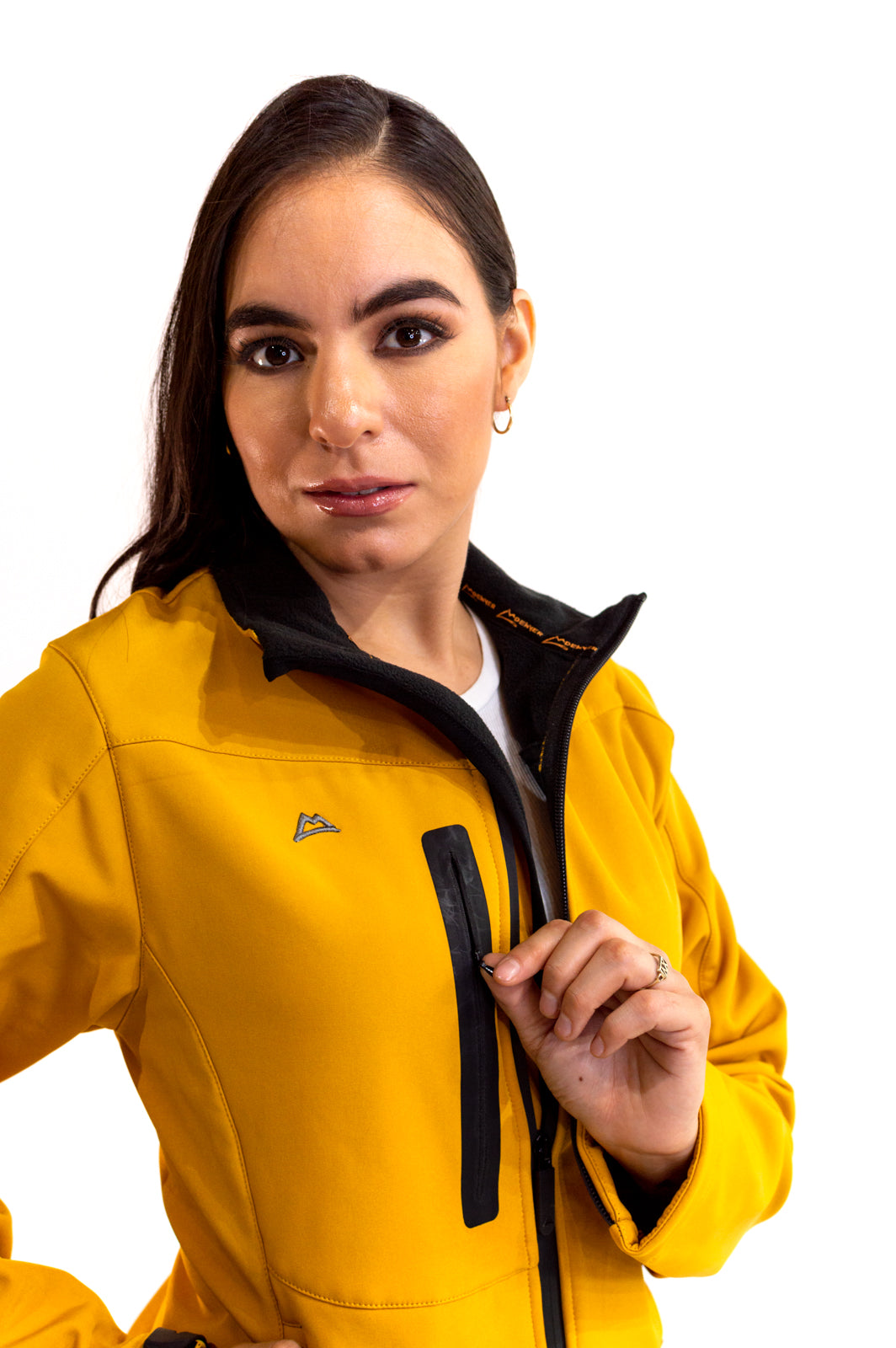 Chamarra Mujer Spandex Ámbar Dark Grey