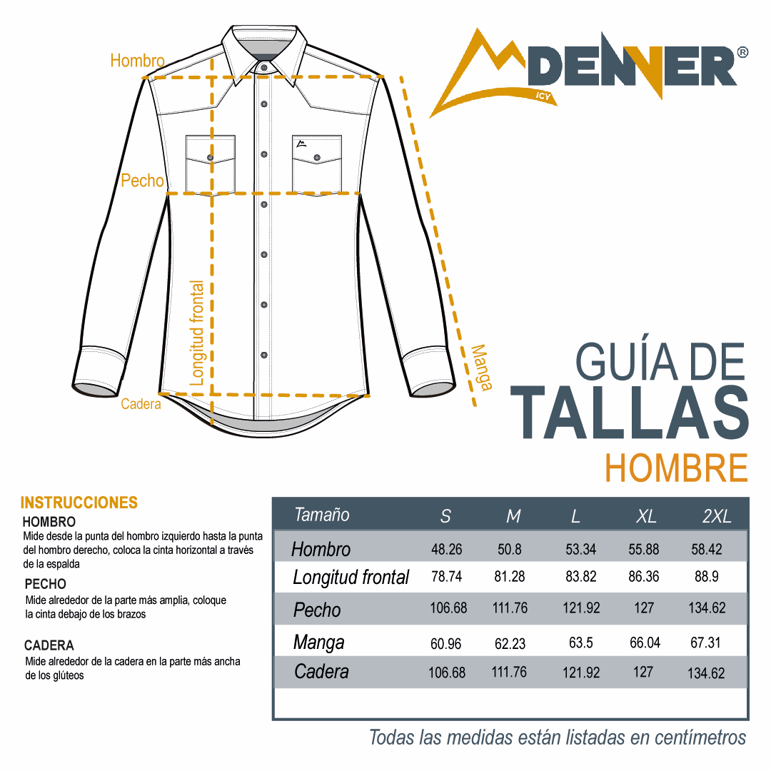 Camisa vaquera Denver Brown Textura