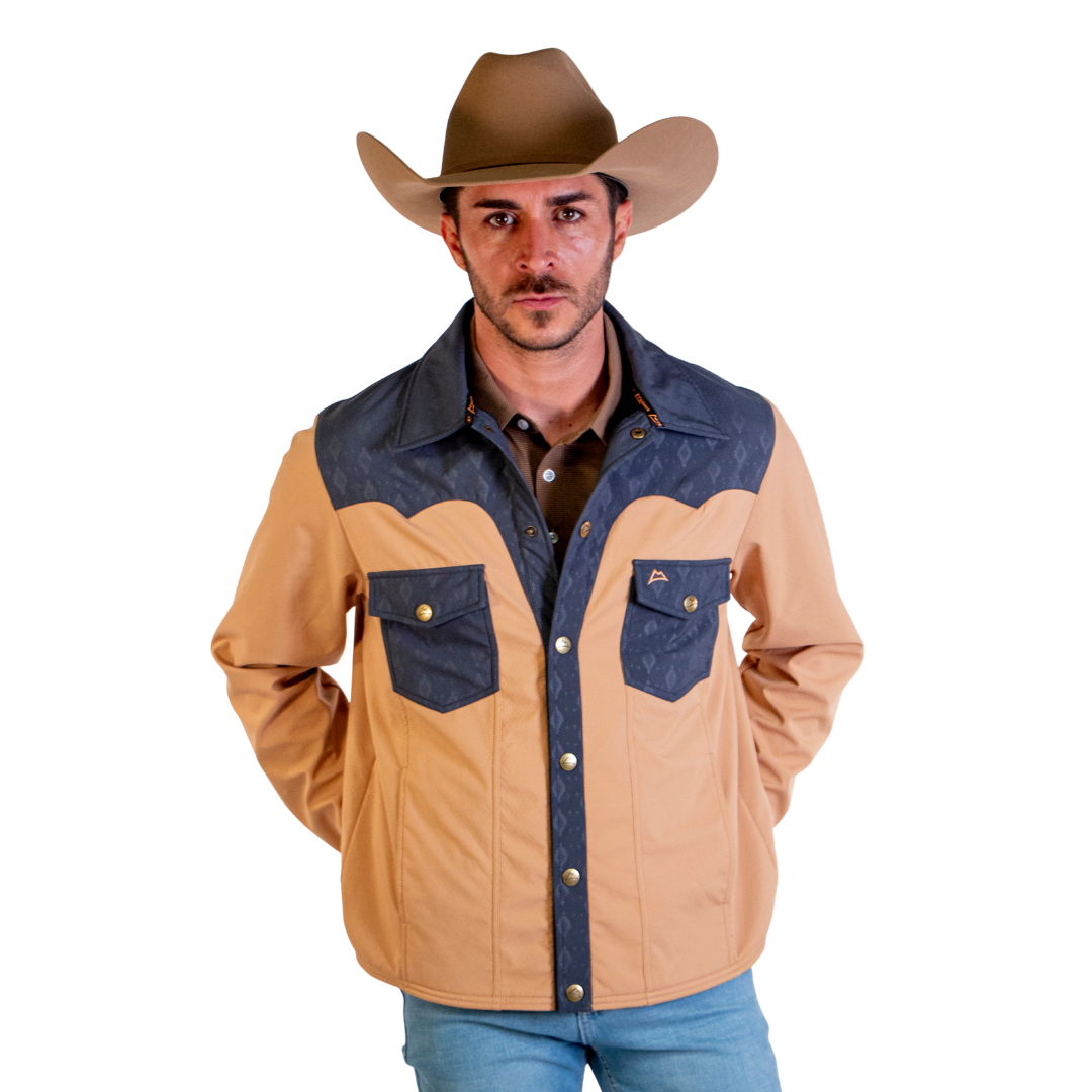 Chamarra Vaquera Spandex Gloss Yellow – Waterproof