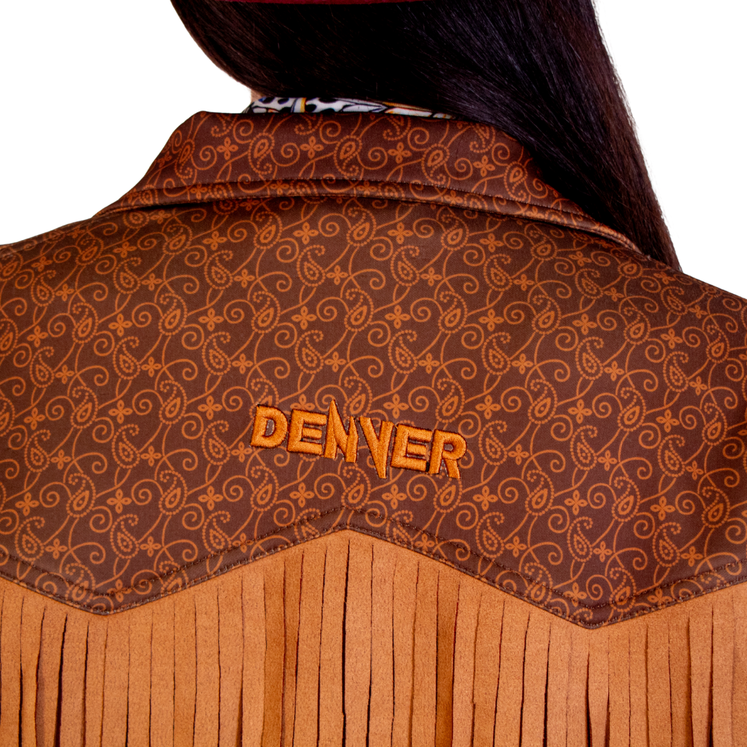 Chamarra Paisley Yellow Suede / Canvas